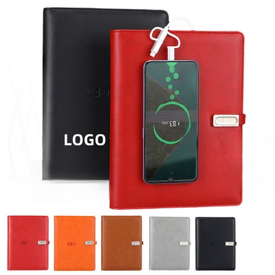 Business Padfolio with Wireless Charger