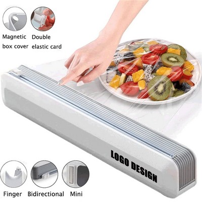 Magnetic Refillable Plastic Wrap Dispenser