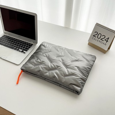 14 inch Shiny Puffy Laptop Sleeve Case