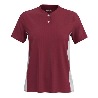 Women's Henley with side inserts