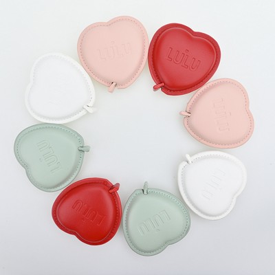 PU Leather Heart Shape Measuring Tape