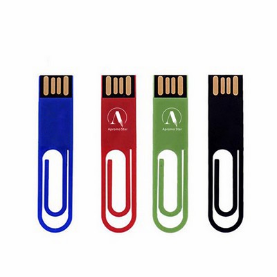 Paper Clip USB Flash Drive - 4GB