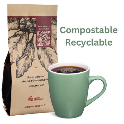 6 oz. Gourmet Coffee Bag (Recyclable Direct Print)