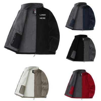 Double-Sided Polar Fleece Coat