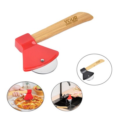 Axe Shaped Pizza Cutter with Handle