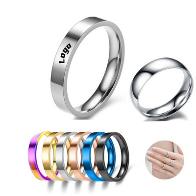 Unisex Stainless Steel Ring