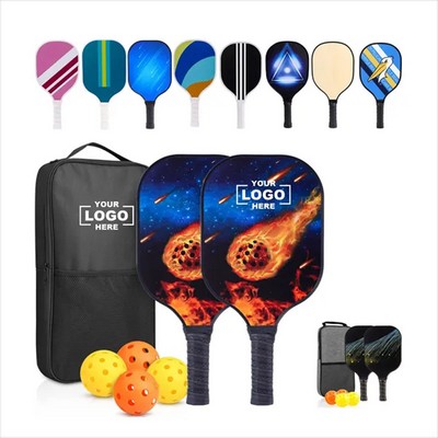 USAPA Approved Wooden Pickleball Paddle Set