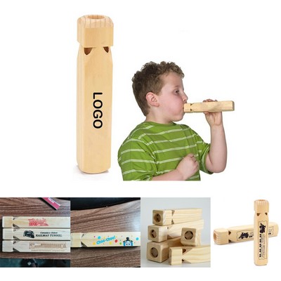 Wooden Train Whistle