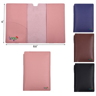 Journal Cover PU Leather Notebook Cover for Field Notes 3.5" x 5.5" Pocket Notebooks