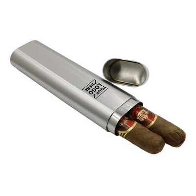 Portable Stainless Steel Cigar Case