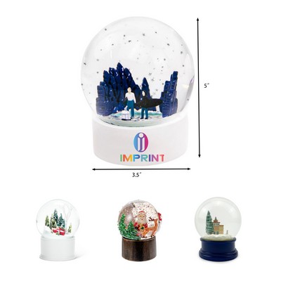 Collection Small Car with Tree in Forest Snow Globe