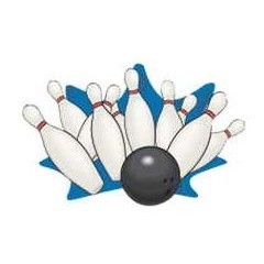 Bowling Strike Lapel Pin