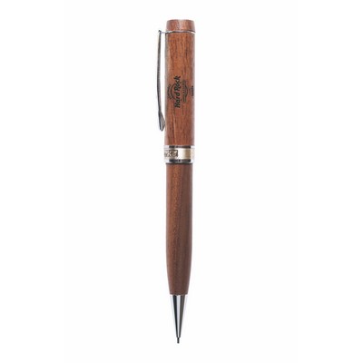 Inforest™ Flat Top Wood Twist Action Mechanical Pencil