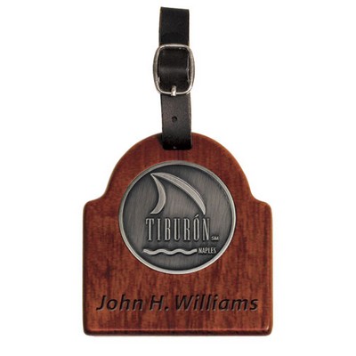 Rosewood Finish Sunrise Tag w/ 2" Club Lorente Medallion