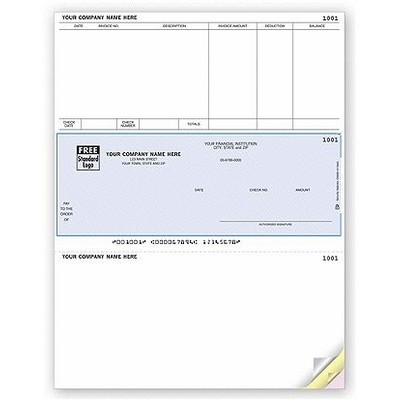 Laser Middle Accounts Payable Check w/ Sage® 300 Compatibility (2 Part)