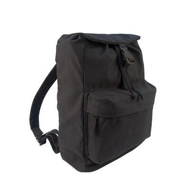 Black Canvas Day Pack Bag