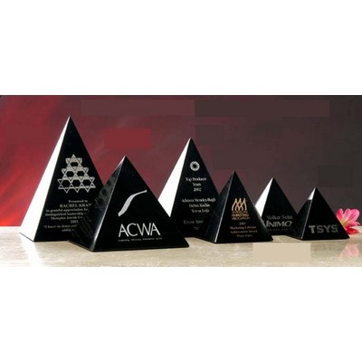 Black Genuine Marble Pyramid Award (5.5"x7.5")