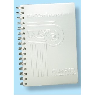 Aluminum Spiral Journal - Metal Front & Back Covers (4"x6")