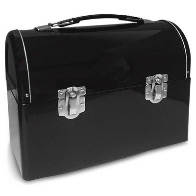 Black Domed Lunch Box - Blank