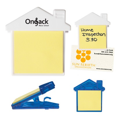 House Clip With Sticky Notes