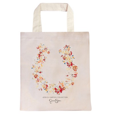 Natural Convention Tote Bag with Short Strap - Overseas (15"x16")