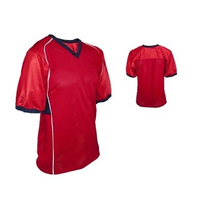 Adult Dazzle Cloth/Light Weight Tricot Mesh Football Jersey Shirt w/2 Color Side