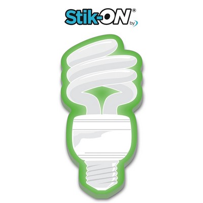 Stik-ON® 50 Sheet Fluorescent Bulb Shape Adhesive Notes