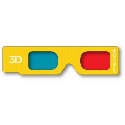 3D Glasses - Hand Held- Red/Cyan Lenses