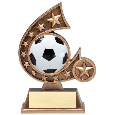 Comet Series Resin Soccer Award - 5 3/4" Tall