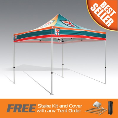 Best Seller Promo Tent 10'x10' Fully Digital Printed Steel Frame