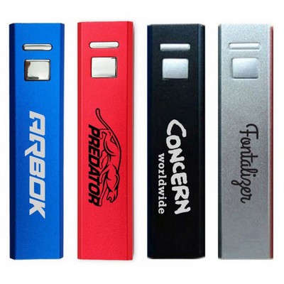 PhoneSavior Metal USB Power Bank 2200mAh W/LED Power Level Indicator