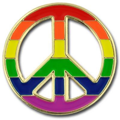 Pride Peace Lapel Pin