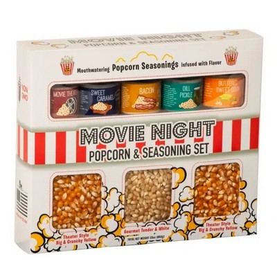 Movie Night Popcorn & Toppings Kit