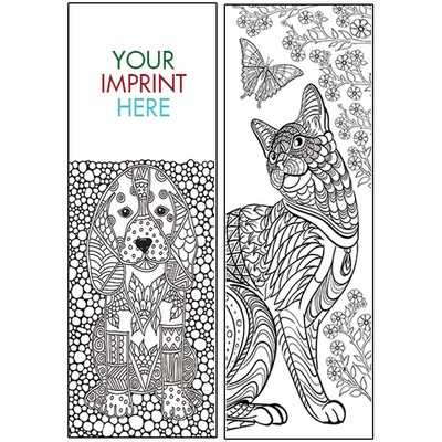 Coloring Bookmark - Animals