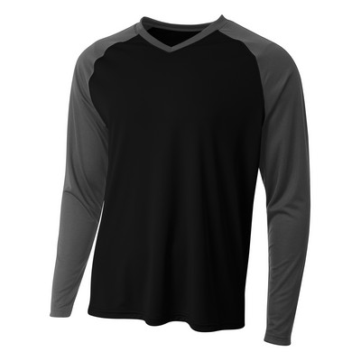 A4 Men's Long Sleeve Strike Shirt