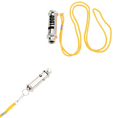 Coach Referee Whistle w/Neck Lanyard