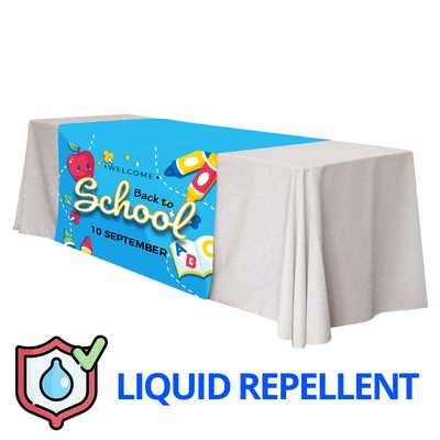 48" x 84" Liquid Repellent Standard Table Runner - Made in the USA