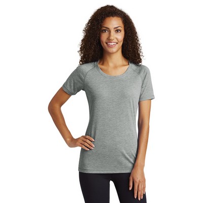 Sport-Tek® Ladies Posi-Charge TriBlend Wicking Scoop Neck Tee Shirt