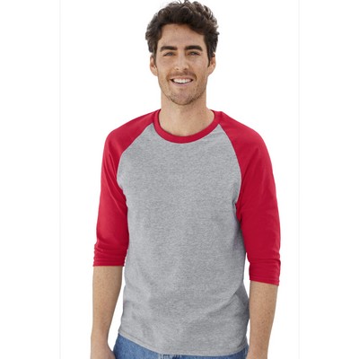 Gildan® Heavy Cotton™ Adult 3/4 Raglan T-Shirt