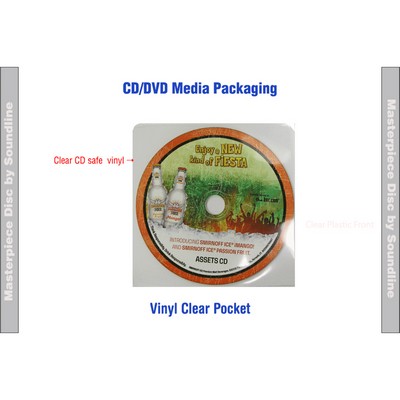 DVD Duplicated/Replicated & Custom Printed in 4C 2 panel Sleeve/Wallet