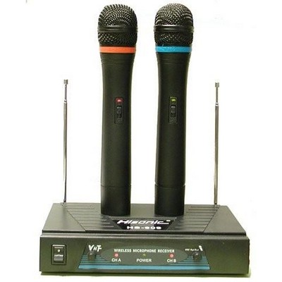 Hisonic® Dual VHF Wireless Microphone System