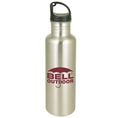 26 Oz. Backpacker Stainless Water Bottle Single Wall