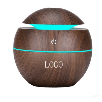 130ML Round LED Light Mist Aroma Humidifier