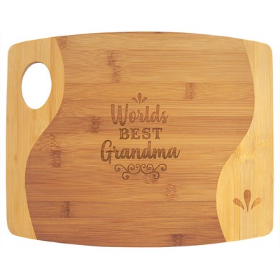 Bamboo Board with Handle, 11"(L) x 13 3/4"(W)