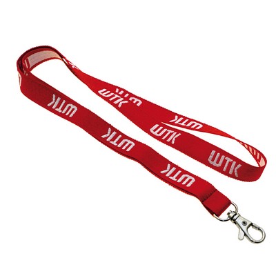 1/2" Woven Lanyard