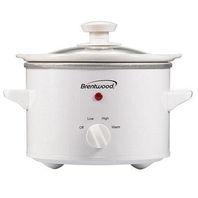 1.5 Quart White Slow Cooker