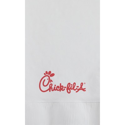 White 2-Ply Dinner Napkins - Custom Digital Print