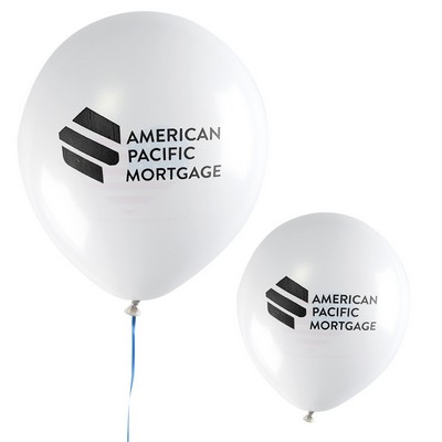 12" Chrome Latex Balloon (1 Color Imprint)