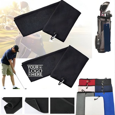 Microfiber Waffle Golf Towel