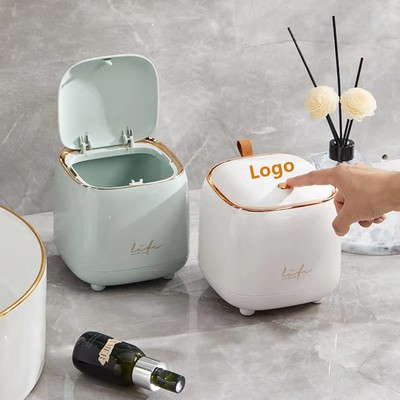 Mini Countertop Trash Can with Lid